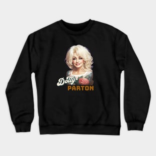 dolly vector vintage  //retro v9 Crewneck Sweatshirt